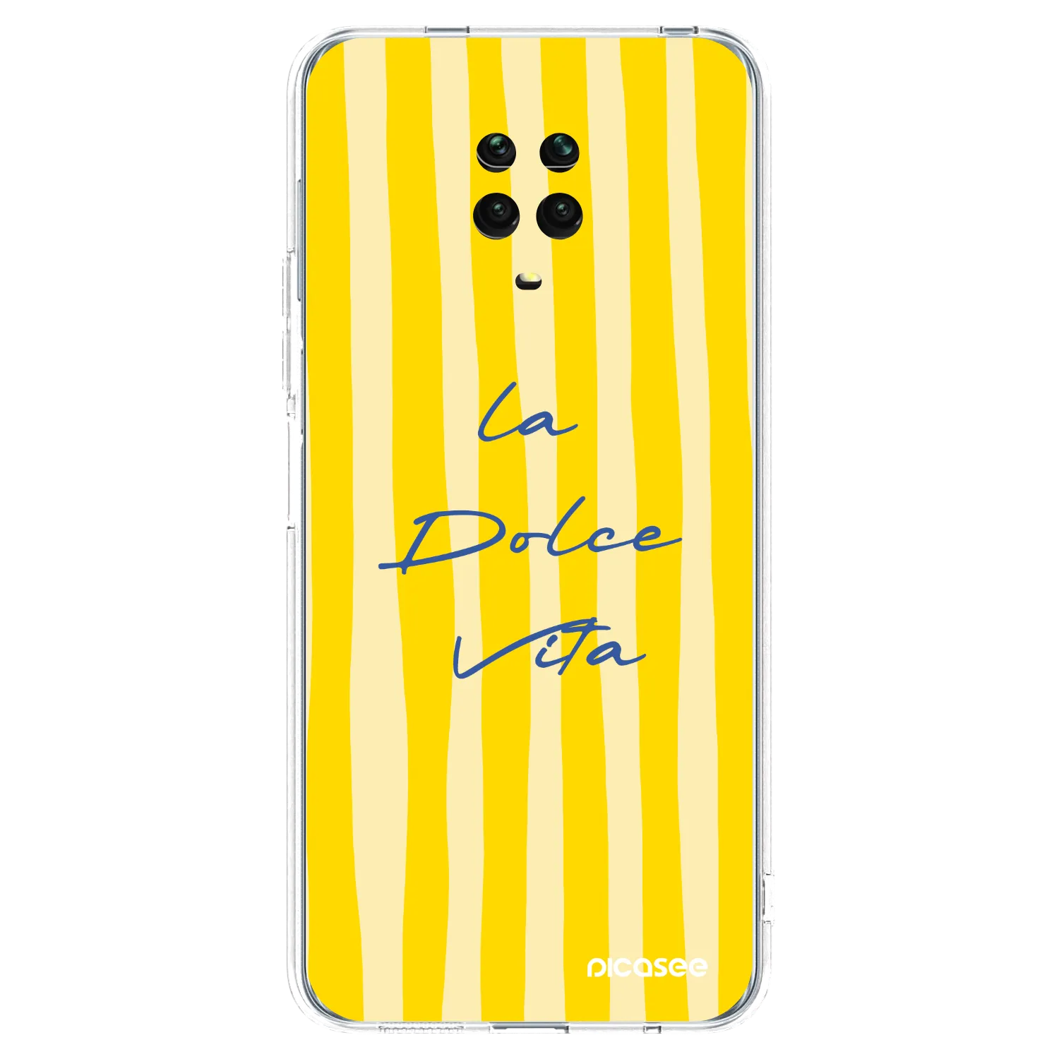Picasee Xiaomi Redmi Note 9 Pro Hülle - Transparentes Silikon - Ladolcevita