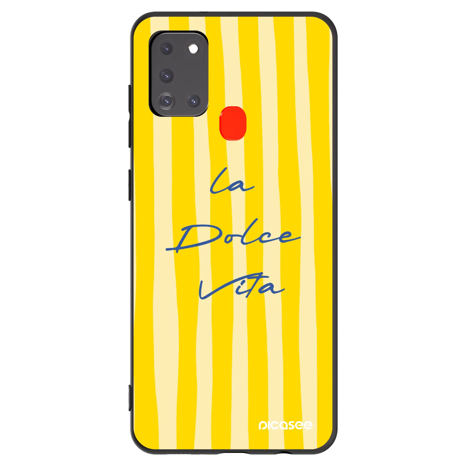 Picasee Samsung Galaxy A21s Hülle - Schwarzes Silikon - Ladolcevita