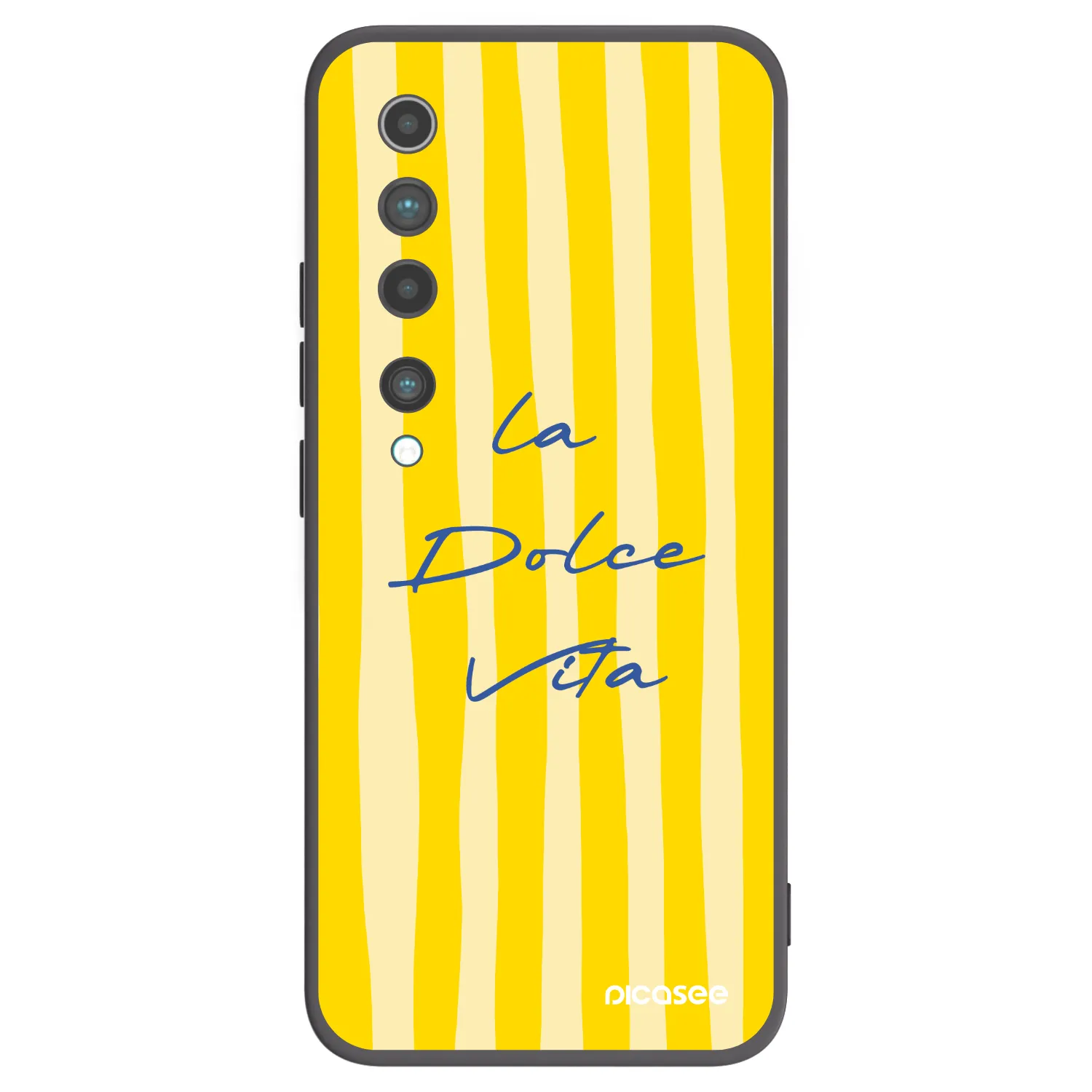 Picasee Xiaomi Mi 10 Hülle - Schwarzes Silikon - Ladolcevita