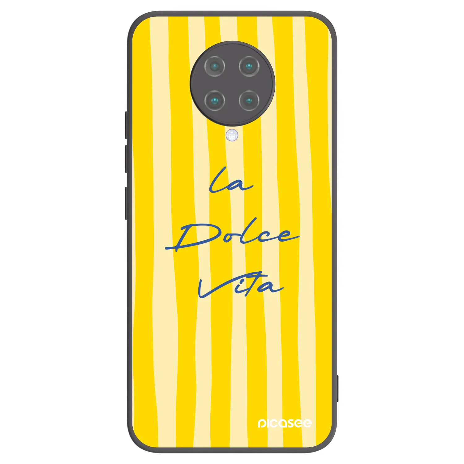 Picasee Xiaomi Poco F2 Pro Hülle - Schwarzes Silikon - Ladolcevita