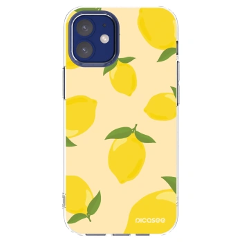 Picasee Apple iPhone 12 mini Hülle - Transparentes Silikon - Limoncella