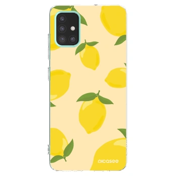 Picasee Samsung Galaxy M31s Hülle - Transparentes Silikon - Limoncella