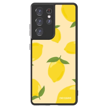 Picasee ULTIMATE CASE für Samsung Galaxy S21 Ultra 5G G998B - Limoncella