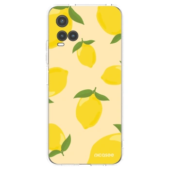 Picasee Vivo Y33s Hülle - Transparentes Silikon - Limoncella