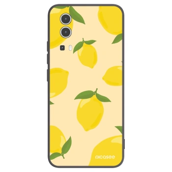 Picasee Vivo Y72 5G Hülle - Schwarzes Silikon - Limoncella