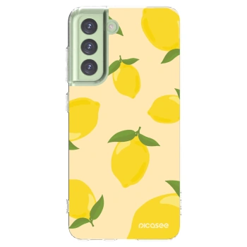 Picasee Samsung Galaxy S21 FE 5G Hülle - Transparentes Silikon - Limoncella
