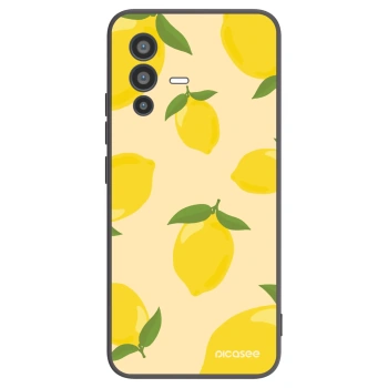 Picasee Vivo V23 5G Hülle - Schwarzes Silikon - Limoncella