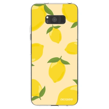 Picasee Samsung Galaxy S8 G950F Hülle - Transparentes Silikon - Limoncella