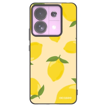 Picasee Xiaomi Redmi Note 13 Pro 5G Hülle - Schwarzes Silikon - Limoncella