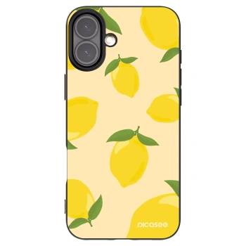 Picasee Apple iPhone 16 Plus Hülle - Schwarzes Silikon - Limoncella