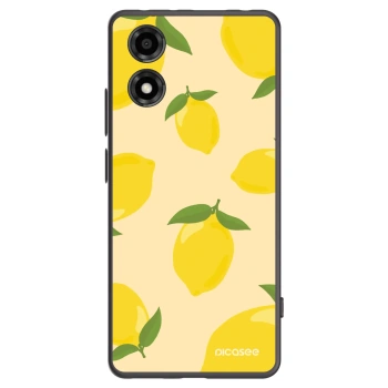 Picasee Motorola Moto E14 Hülle - Schwarzes Silikon - Limoncella