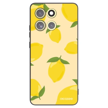 Picasee Motorola Moto G86 Power 5G Hülle - Schwarzes Silikon - Limoncella