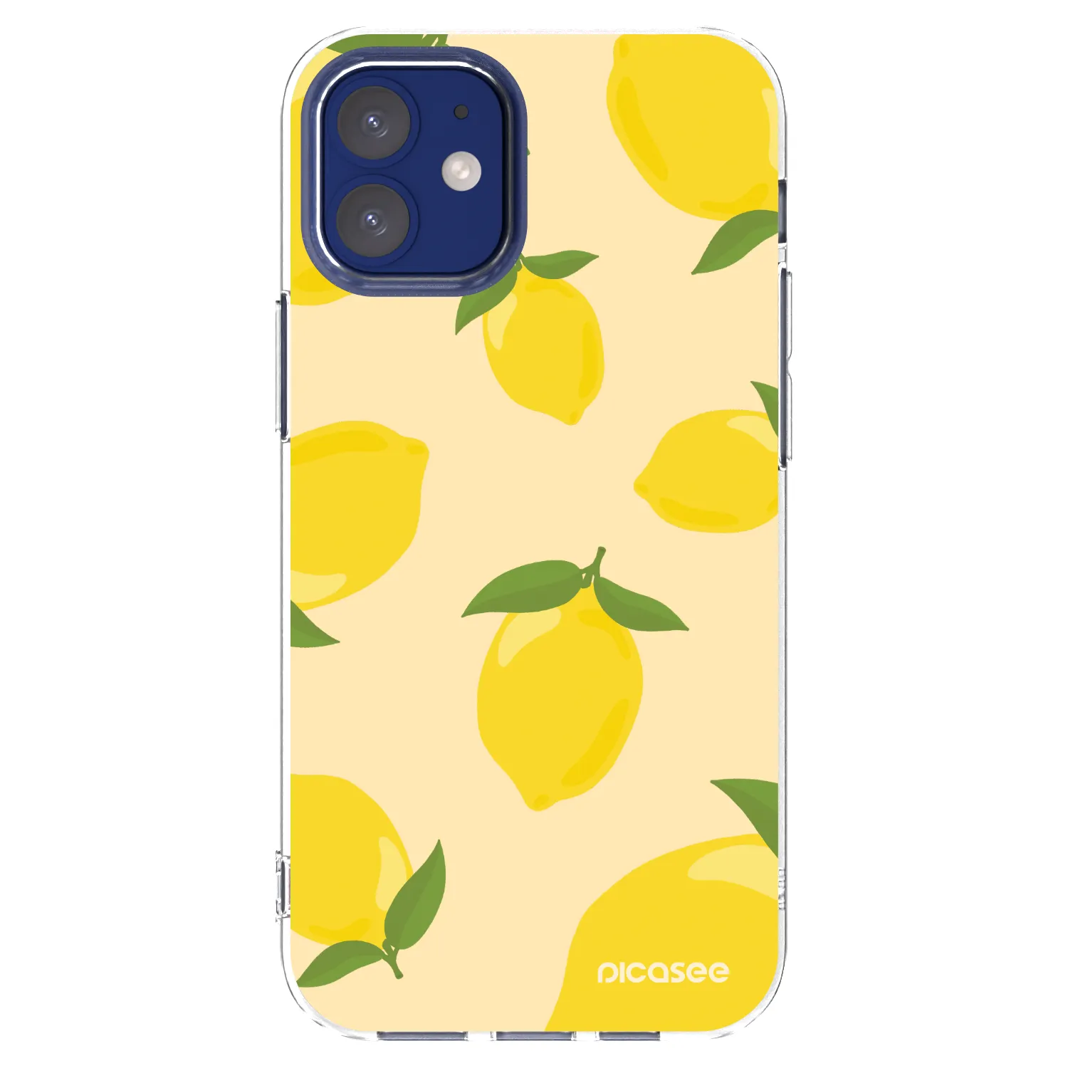 Picasee Apple iPhone 12 mini Hülle - Transparentes Silikon - Limoncella