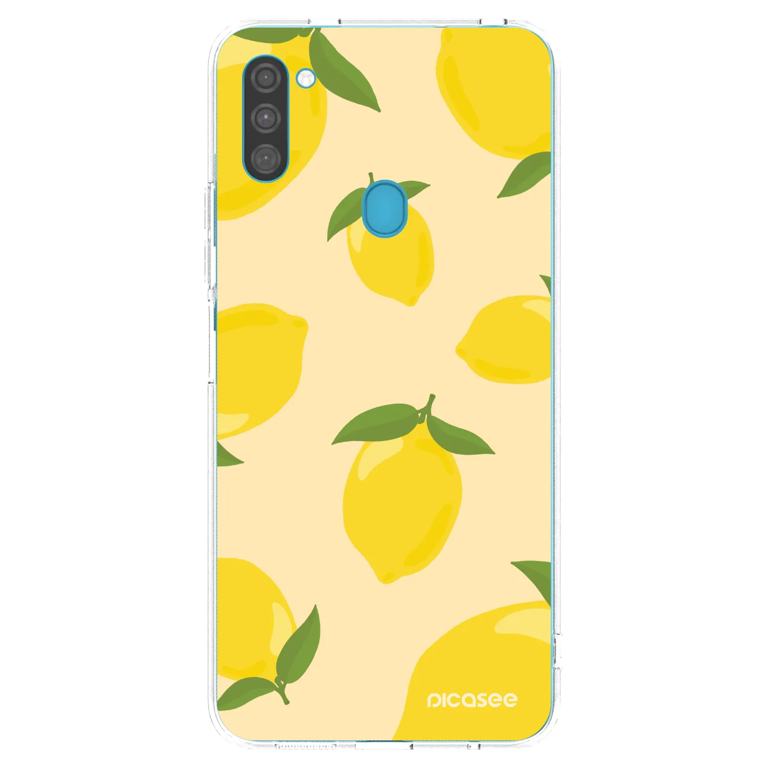 Picasee Samsung Galaxy M11 Hülle - Transparentes Silikon - Limoncella