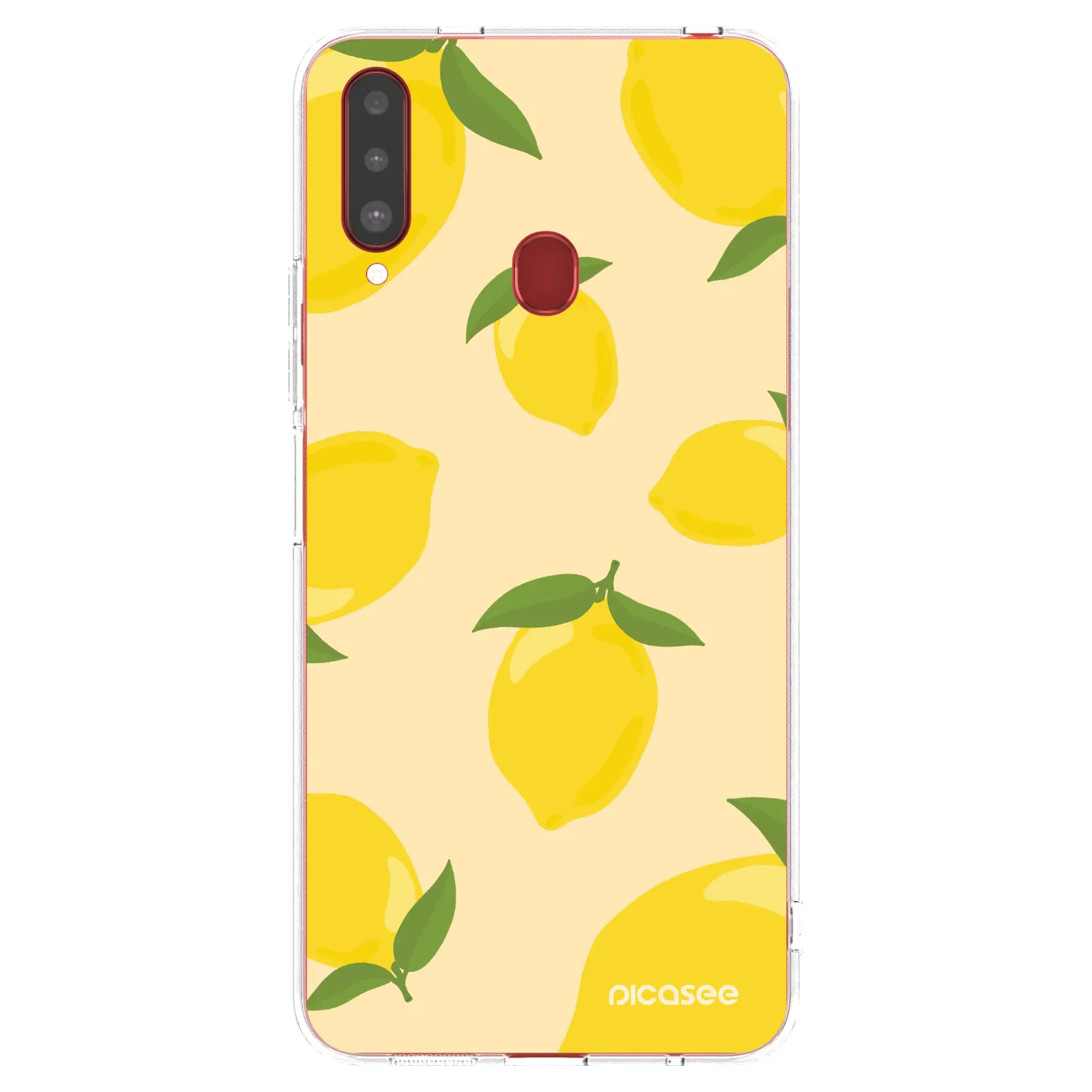 Picasee Samsung Galaxy A20s Hülle - Transparentes Silikon - Limoncella