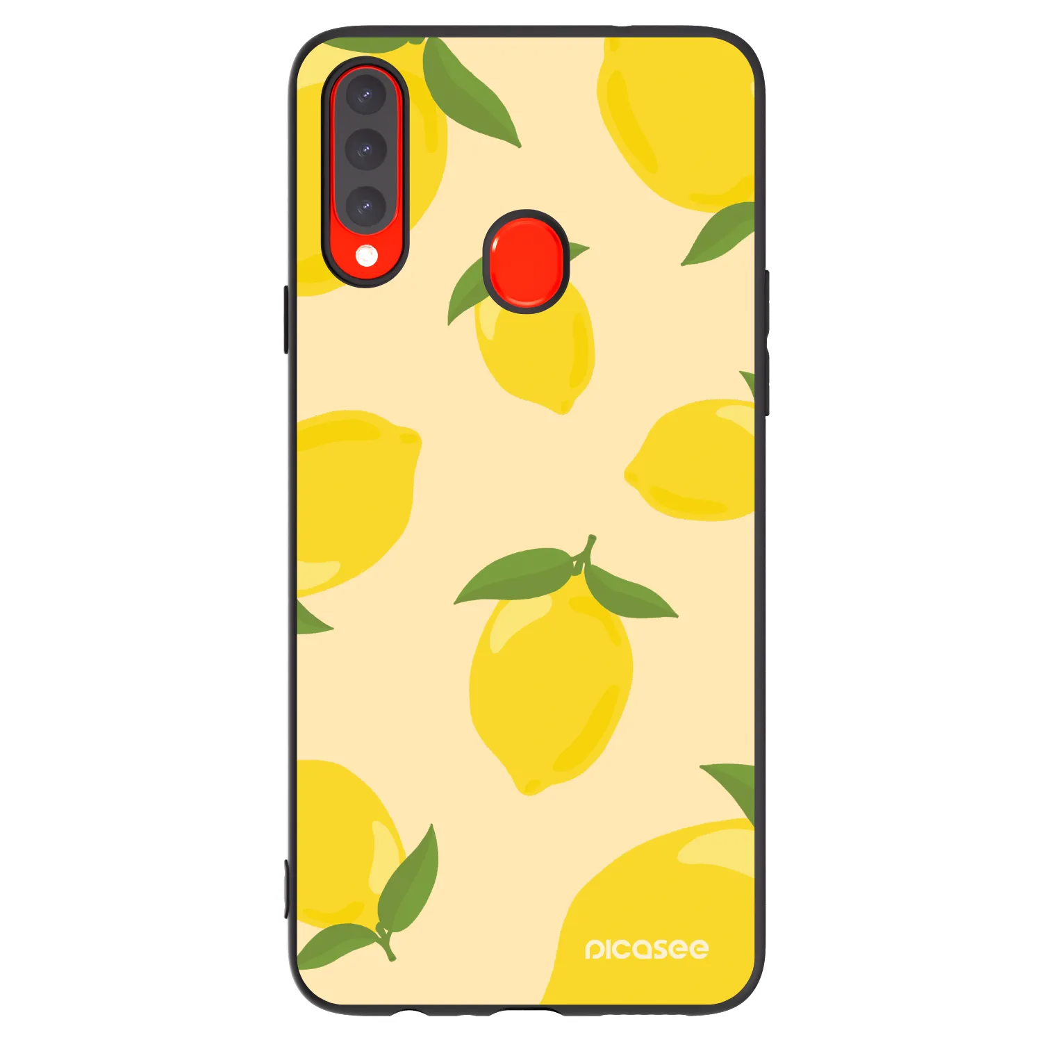 Picasee Samsung Galaxy A20s Hülle - Schwarzes Silikon - Limoncella