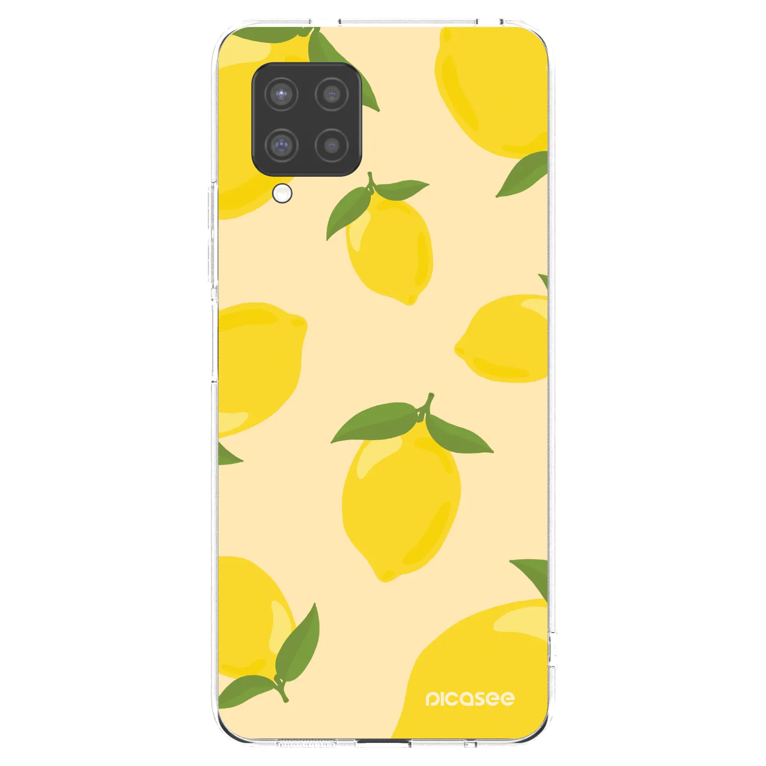 Picasee Samsung Galaxy A42 A426B Hülle - Transparentes Silikon - Limoncella