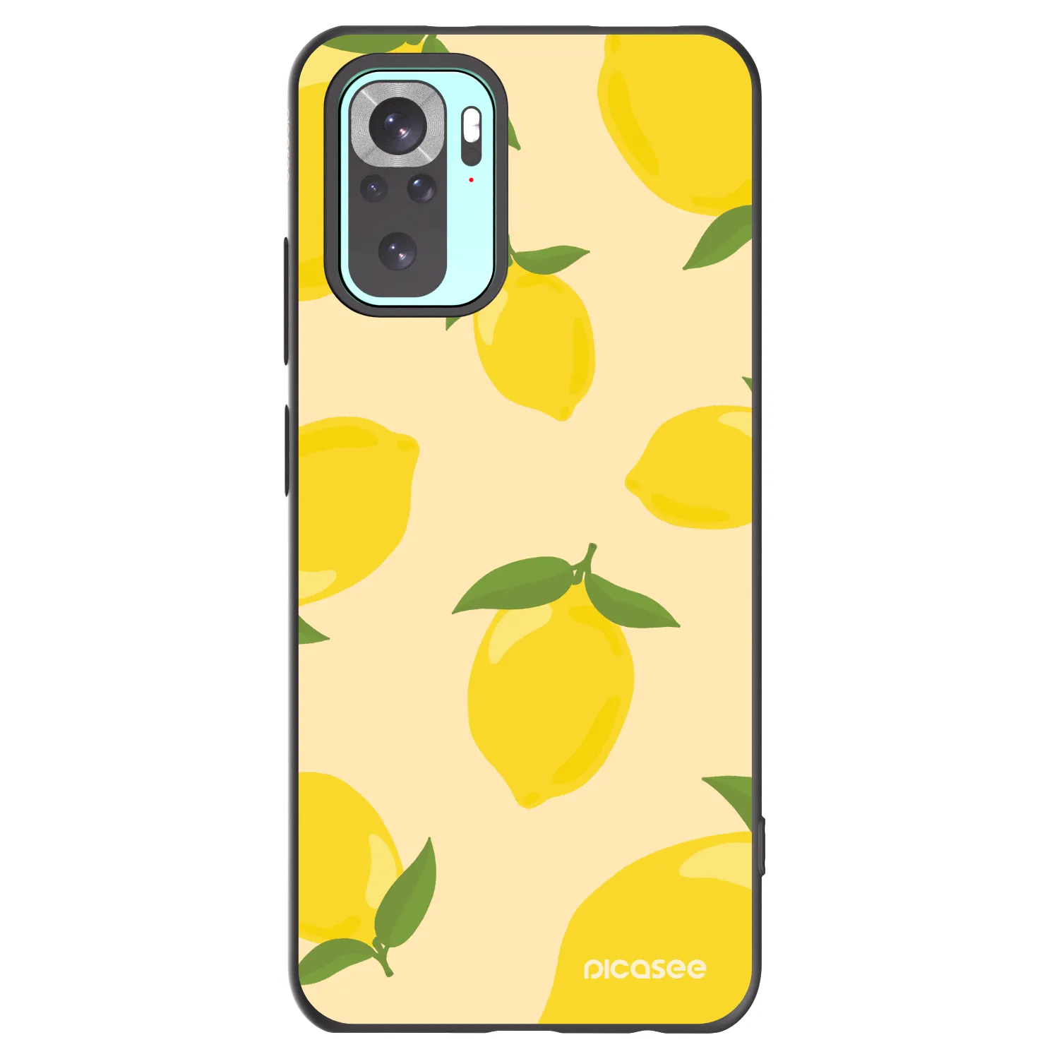 Picasee Xiaomi Redmi Note 10 Pro Hülle - Schwarzes Silikon - Limoncella