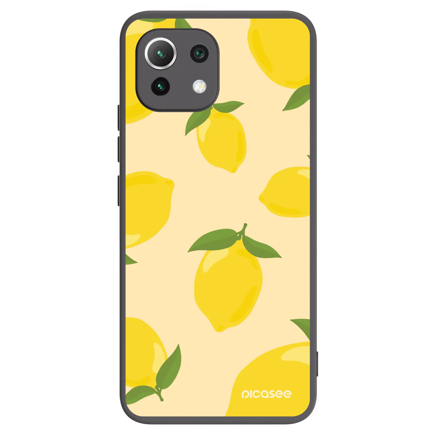 Picasee Xiaomi Mi 11 Lite Hülle - Schwarzes Silikon - Limoncella