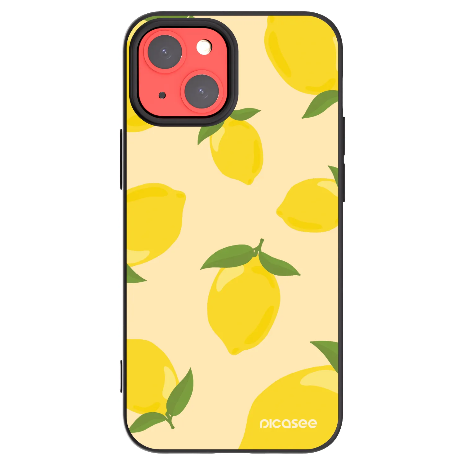Picasee Apple iPhone 13 mini Hülle - Schwarzes Silikon - Limoncella