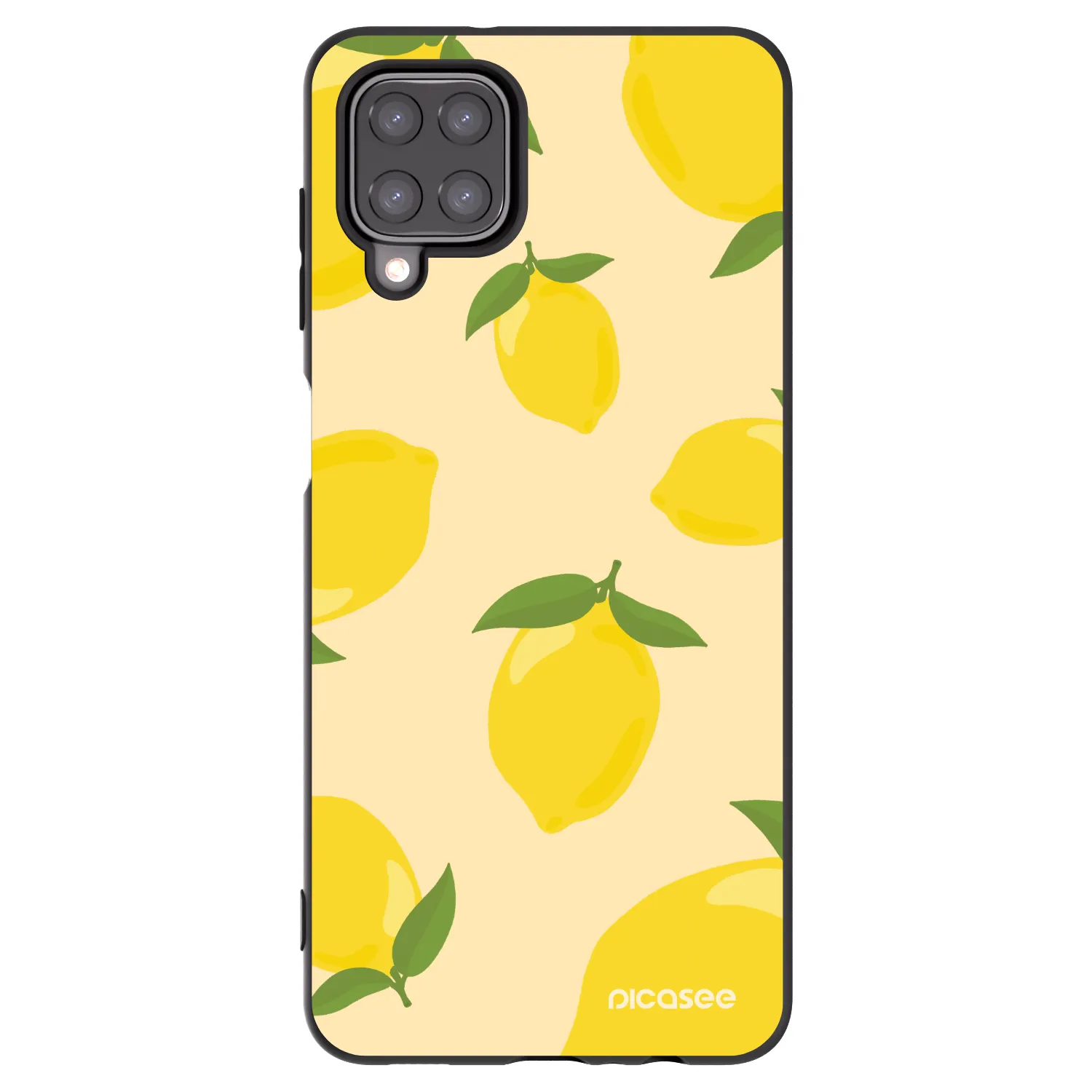 Picasee Samsung Galaxy M12 M127F Hülle - Schwarzes Silikon - Limoncella