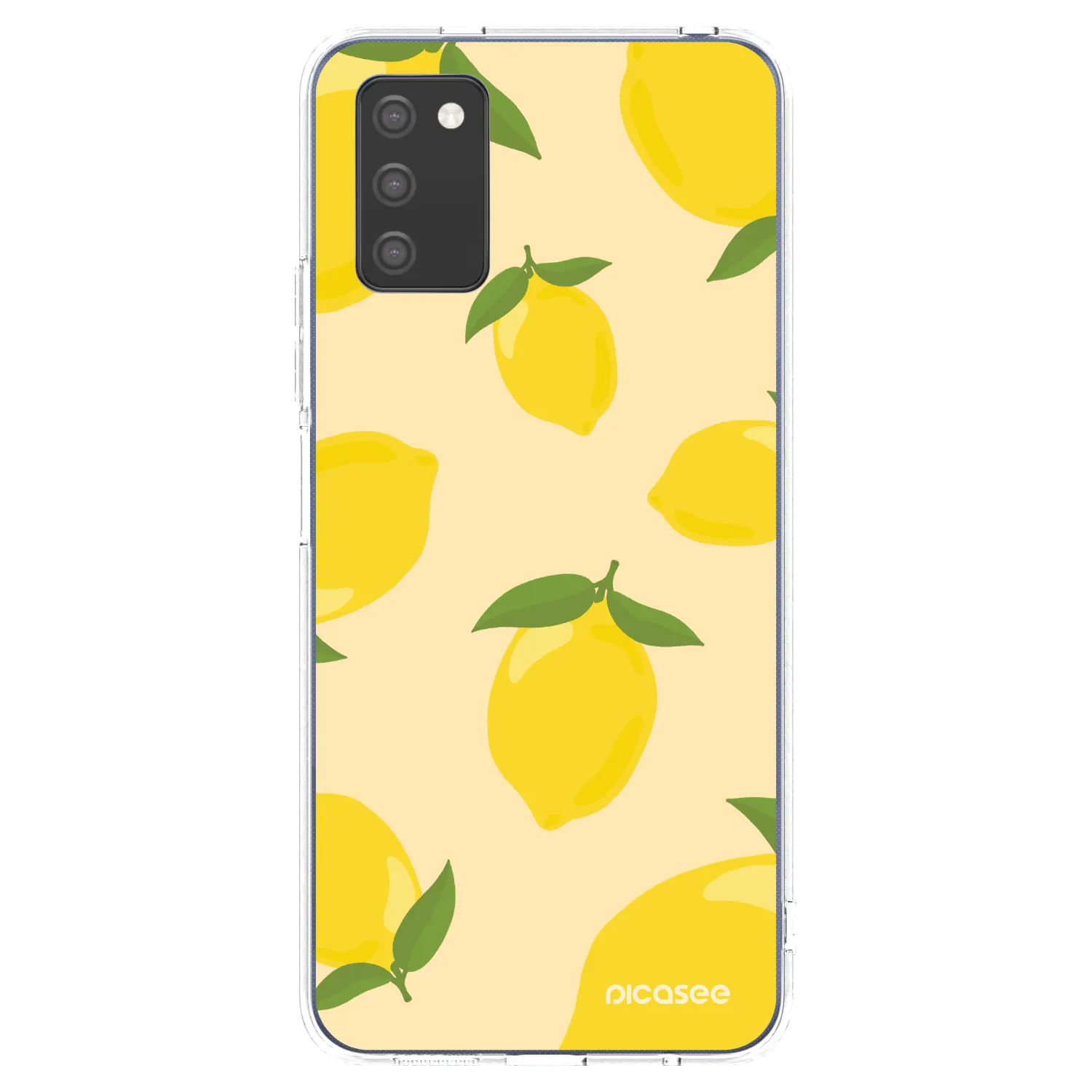 Picasee Samsung Galaxy A02s A025G Hülle - Transparentes Silikon - Limoncella
