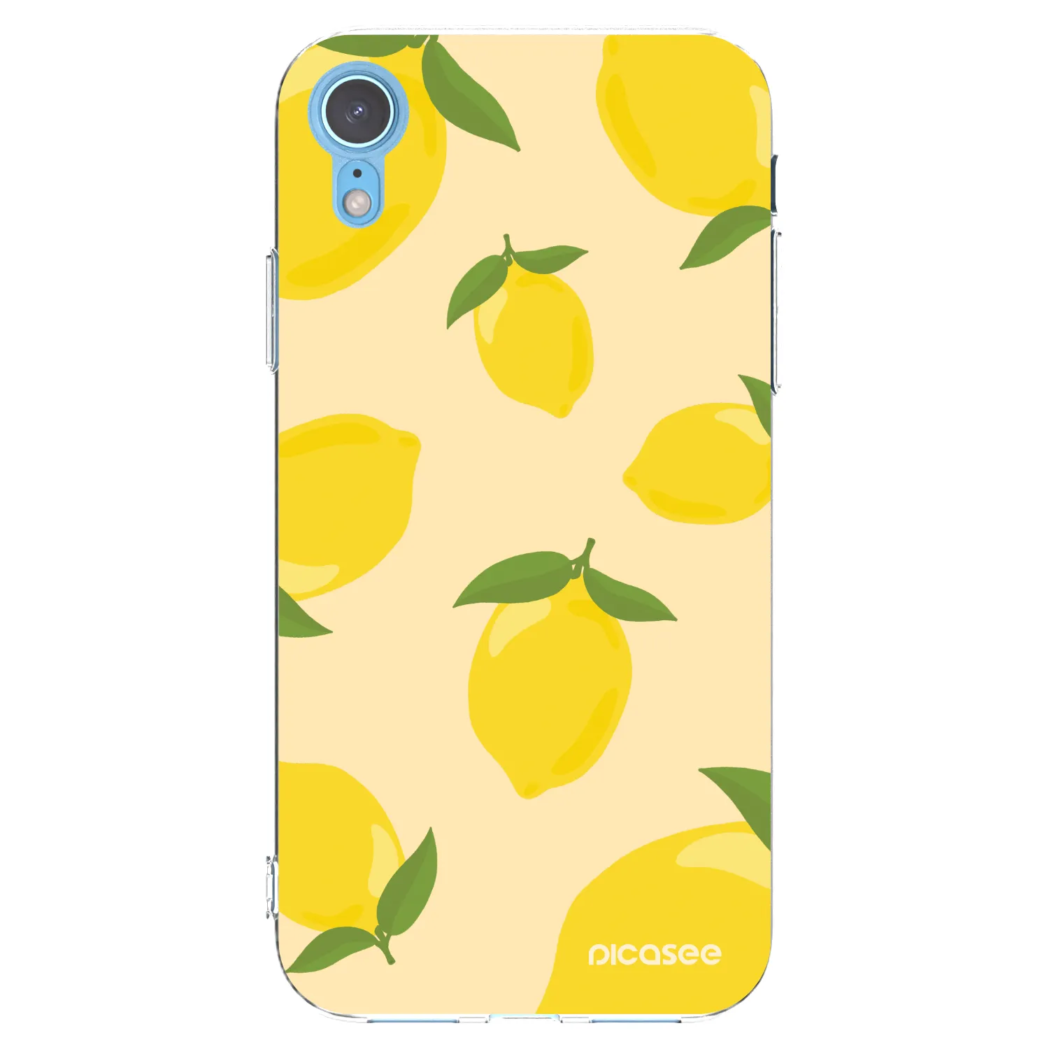 Picasee Apple iPhone XR Hülle - Transparentes Silikon - Limoncella