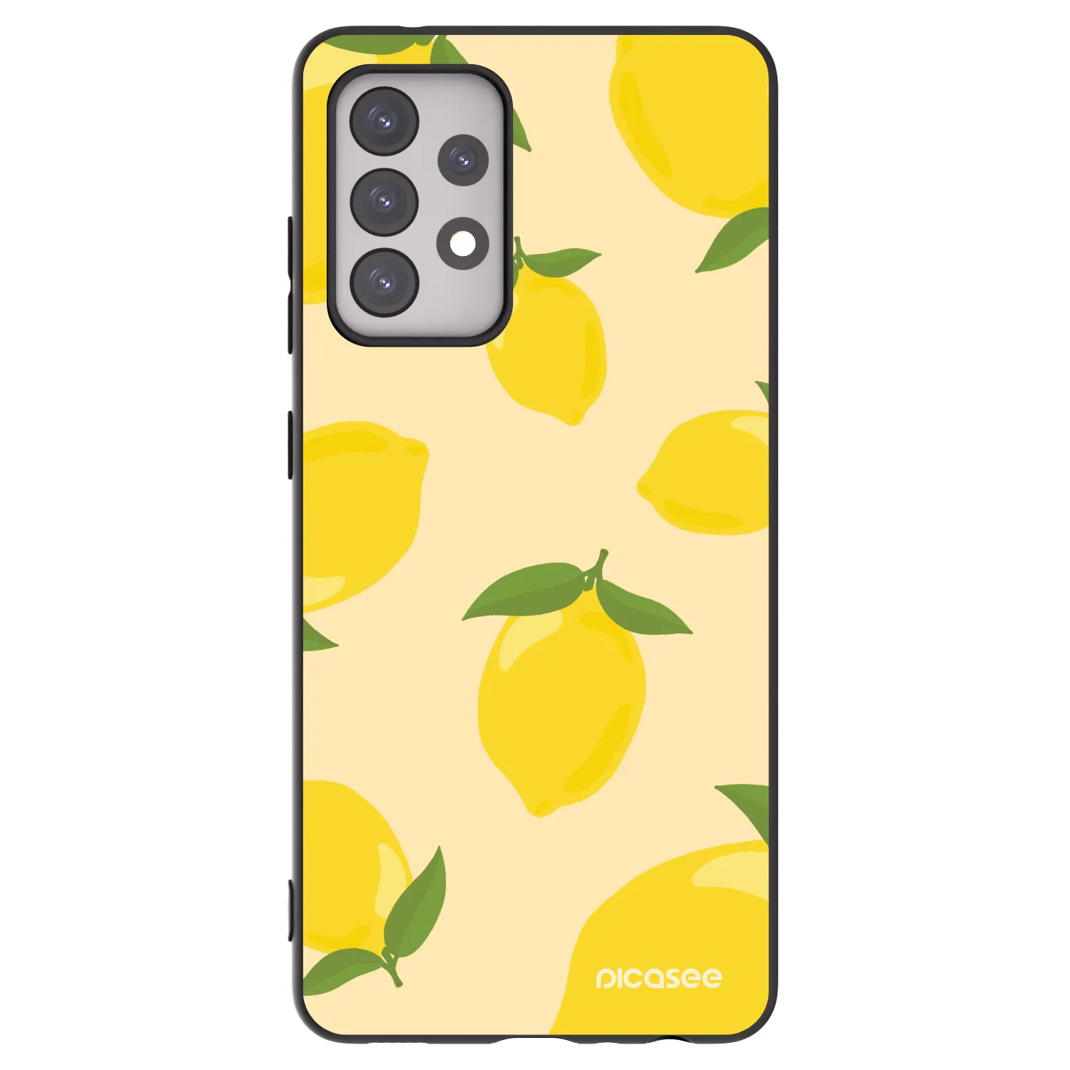 Picasee Samsung Galaxy A52s 5G A528B Hülle - Schwarzes Silikon - Limoncella