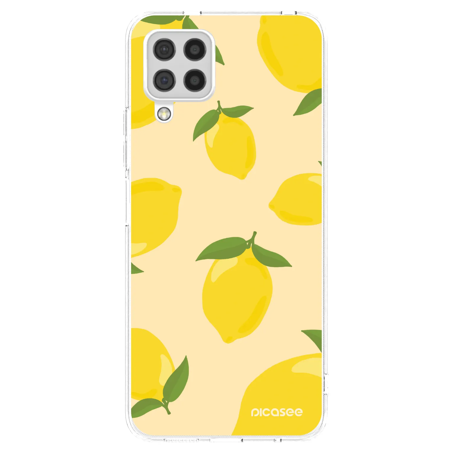 Picasee Samsung Galaxy A22 A225F 4G Hülle - Transparentes Silikon - Limoncella