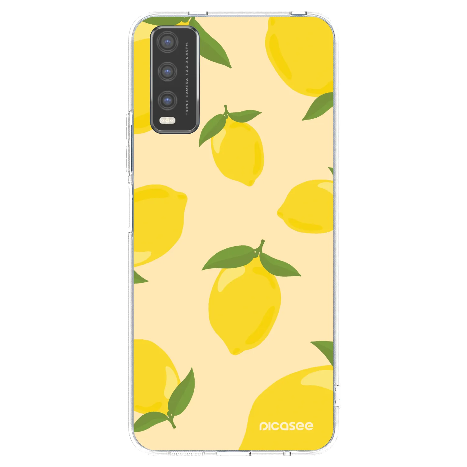 Picasee Vivo Y20s Hülle - Transparentes Silikon - Limoncella