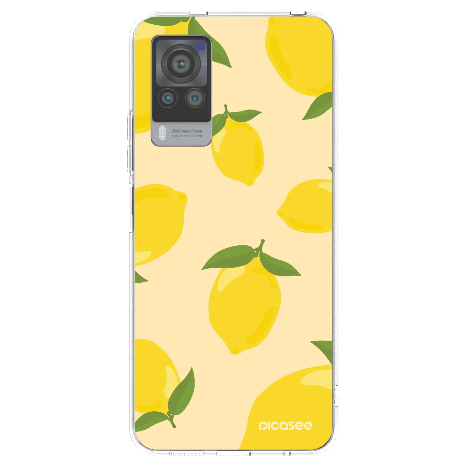 Picasee Vivo X60 Pro 5G Hülle - Transparentes Silikon - Limoncella