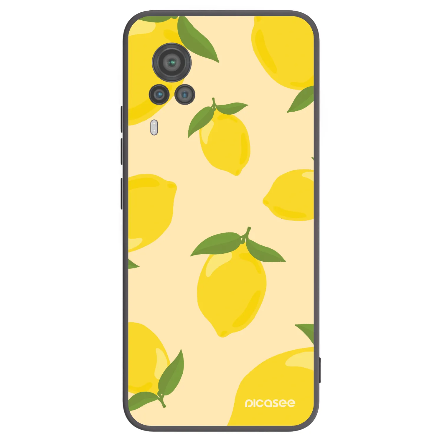 Picasee Vivo X60 Pro 5G Hülle - Schwarzes Silikon - Limoncella