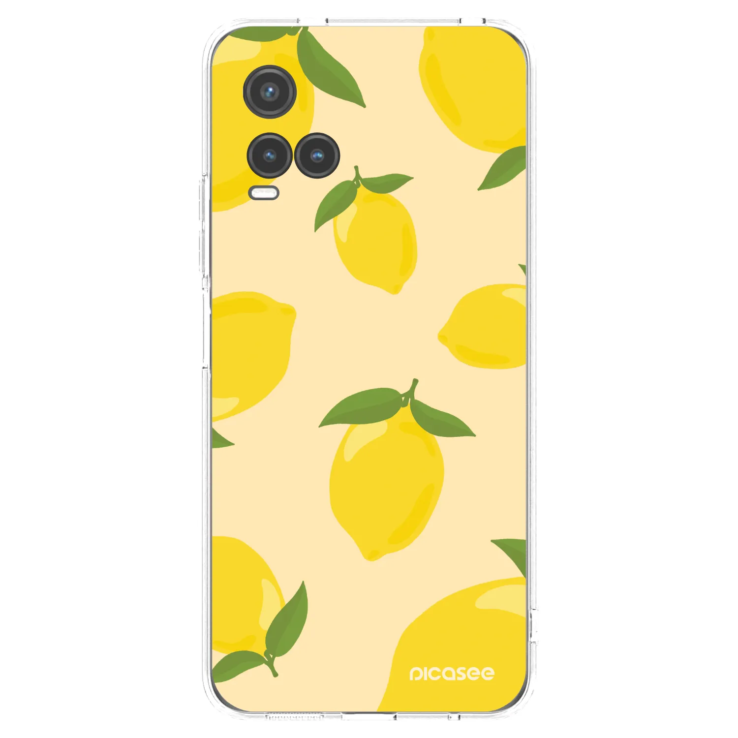 Picasee Vivo Y33s Hülle - Transparentes Silikon - Limoncella