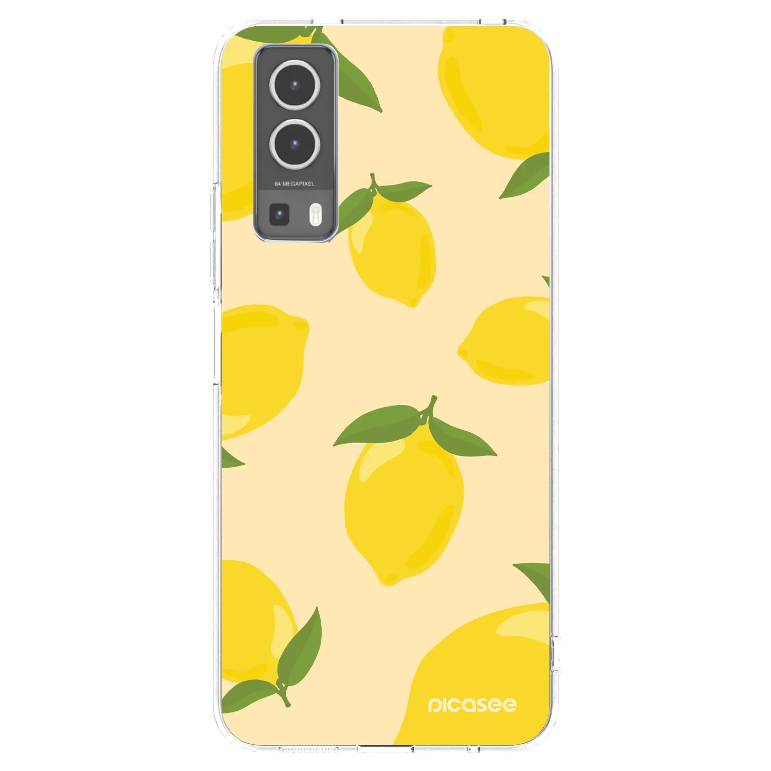 Picasee Vivo Y72 5G Hülle - Transparentes Silikon - Limoncella