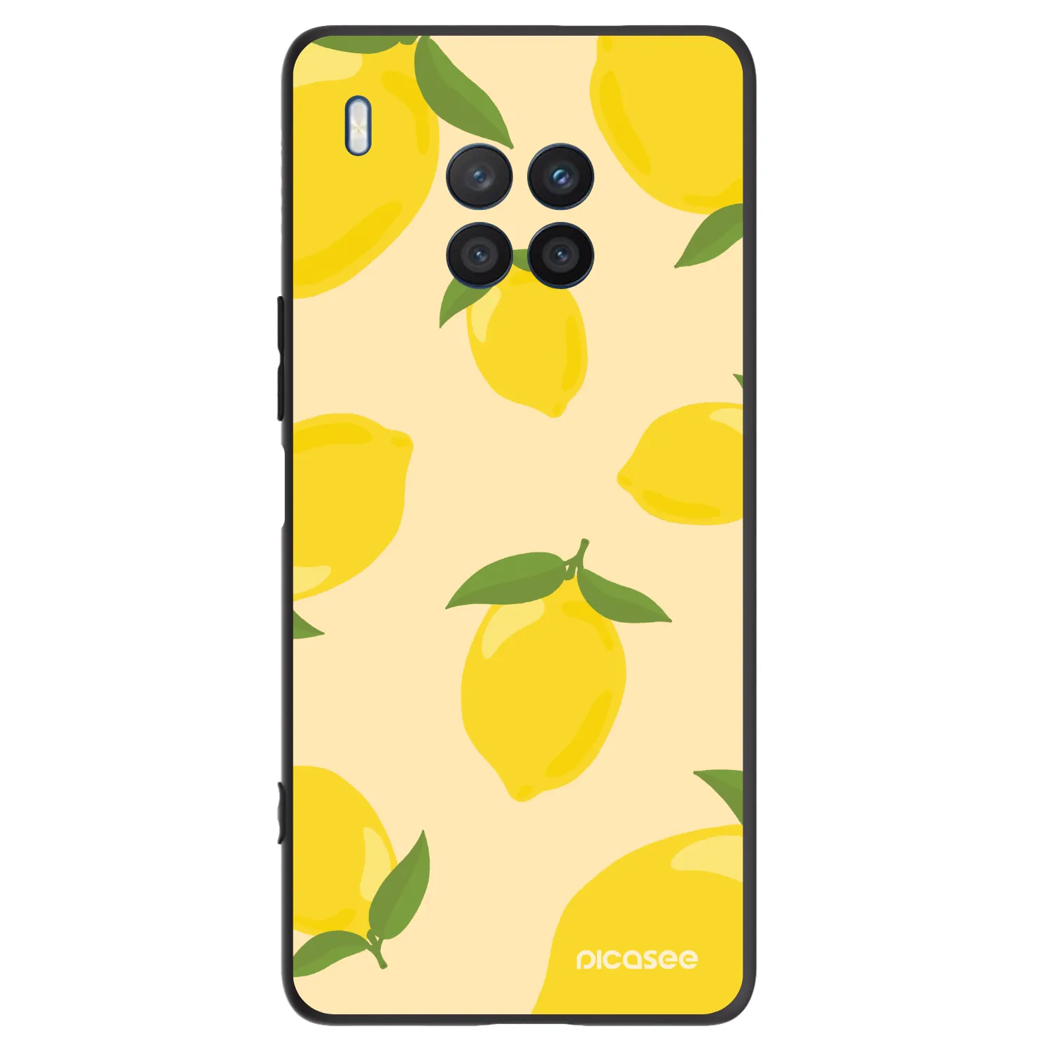 Picasee Honor 50 Lite Hülle - Schwarzes Silikon - Limoncella