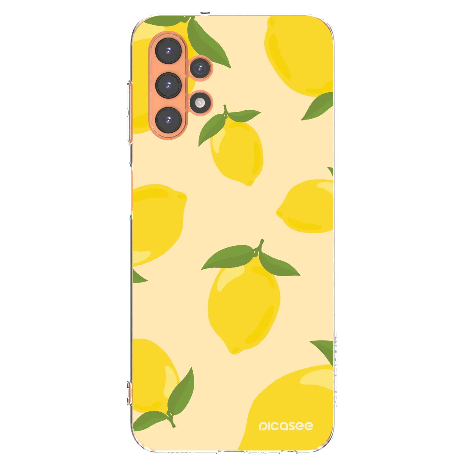 Picasee Samsung Galaxy A13 4G A135 Hülle - Transparentes Silikon - Limoncella