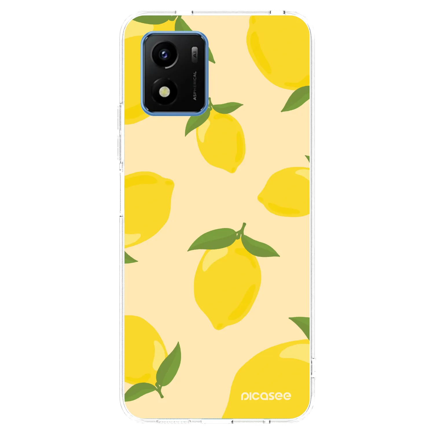 Picasee Vivo Y01 Hülle - Transparentes Silikon - Limoncella
