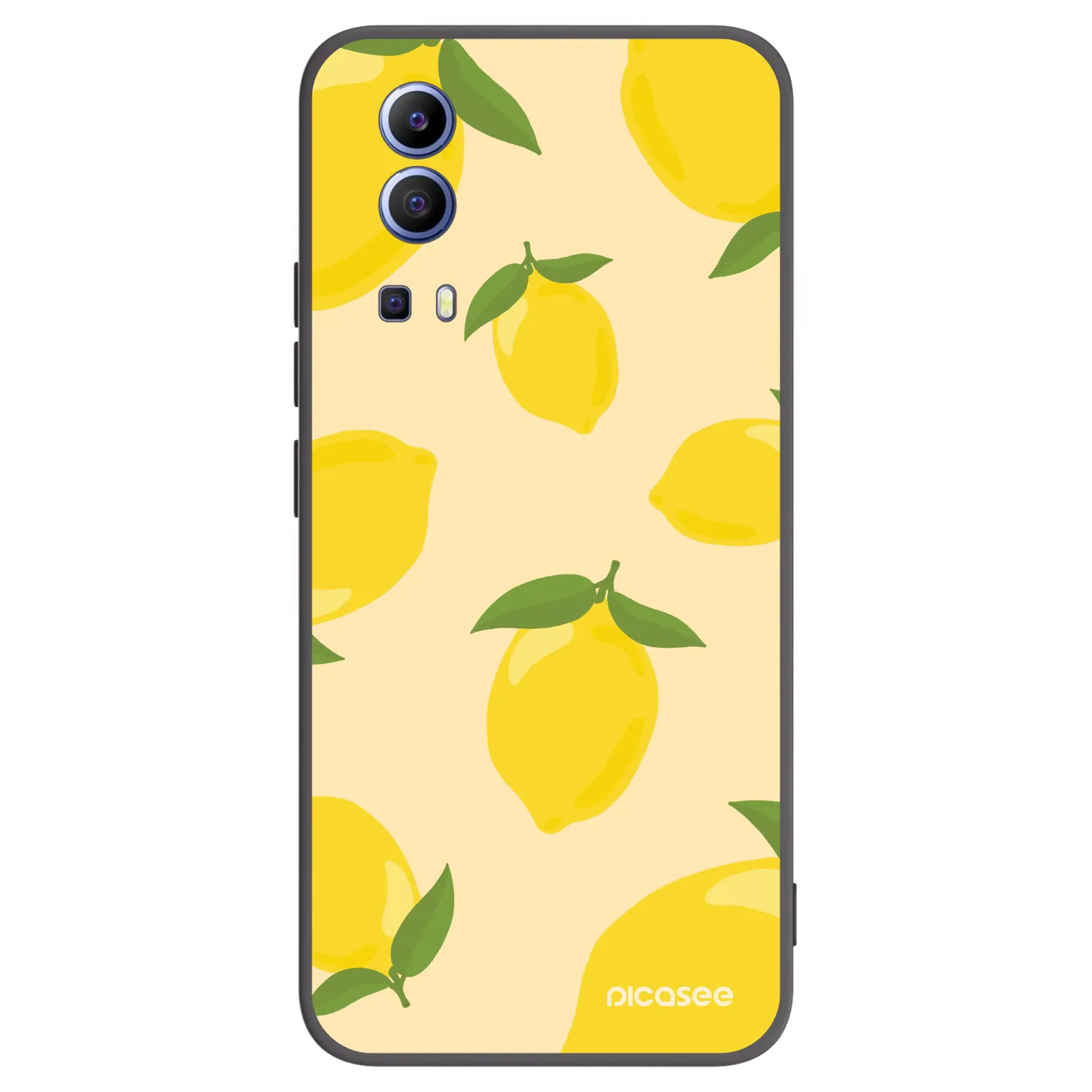 Picasee Vivo Y52 5G Hülle - Schwarzes Silikon - Limoncella
