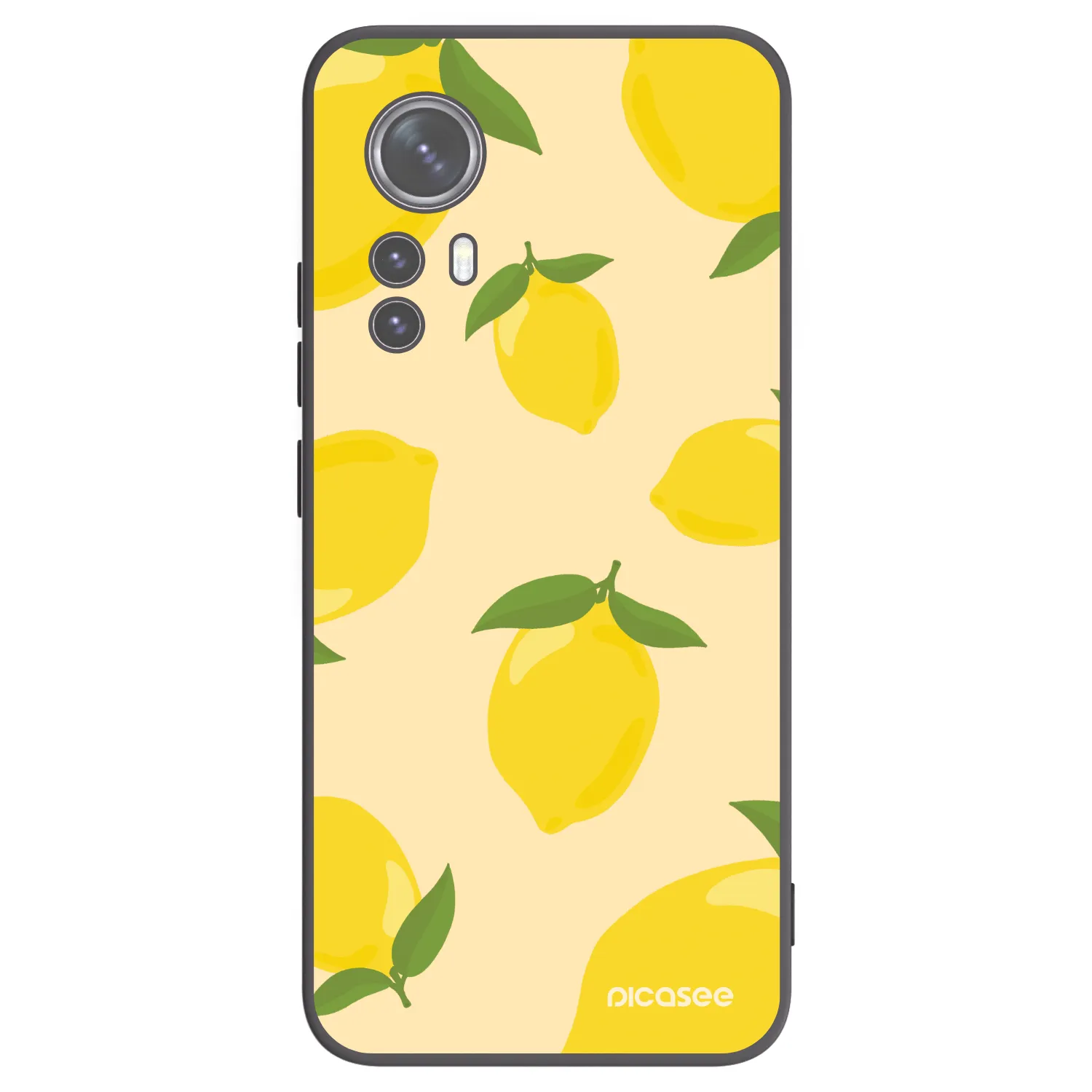 Picasee Xiaomi 12X Hülle - Schwarzes Silikon - Limoncella