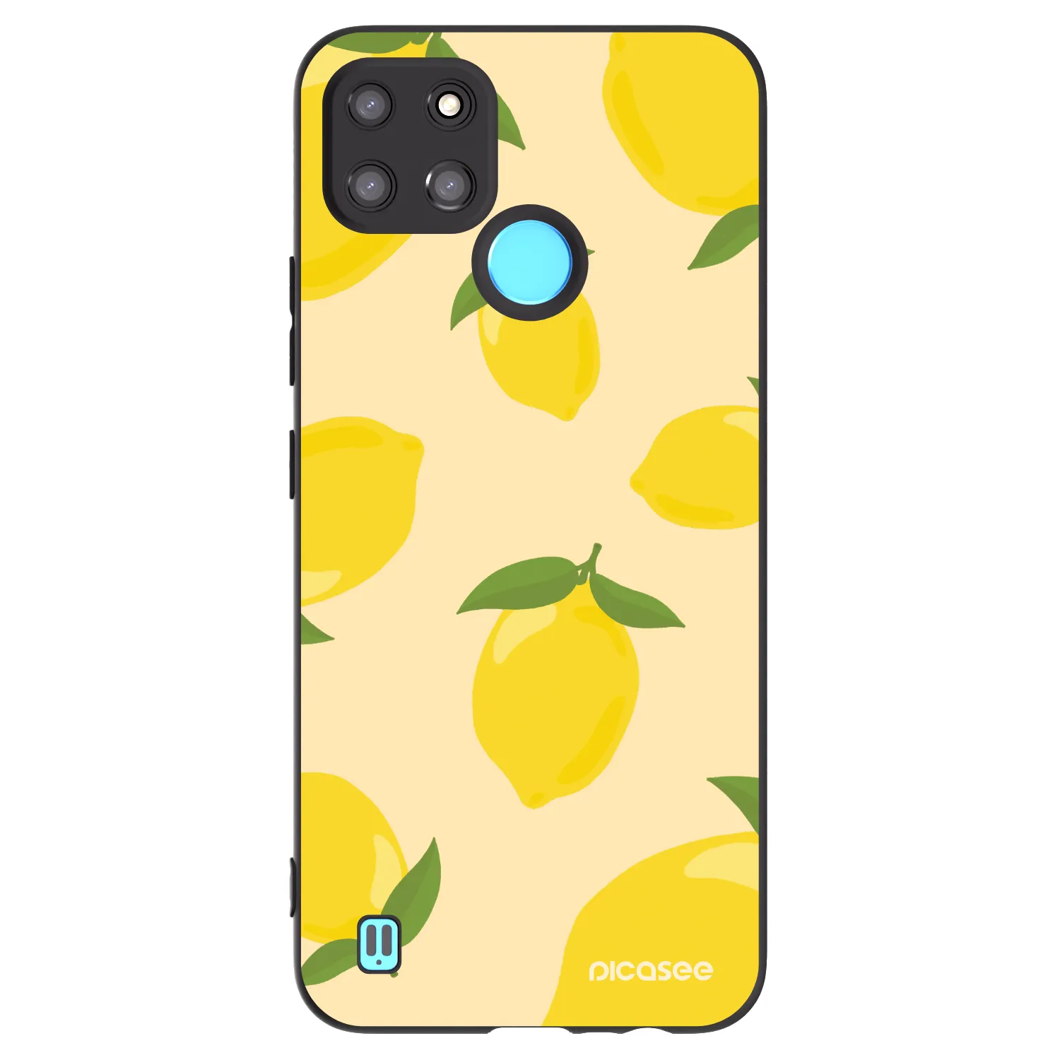 Picasee Realme C21Y Hülle - Schwarzes Silikon - Limoncella