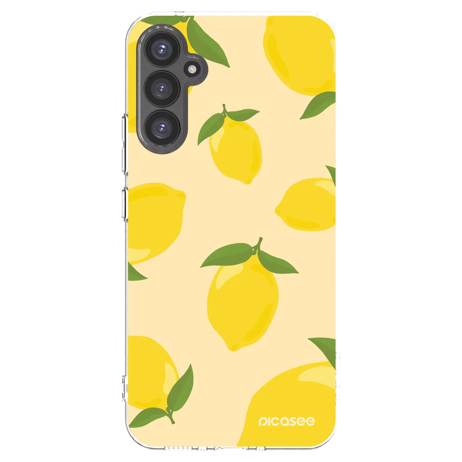 Picasee Samsung Galaxy A34 5G A346B Hülle - Transparentes Silikon - Limoncella
