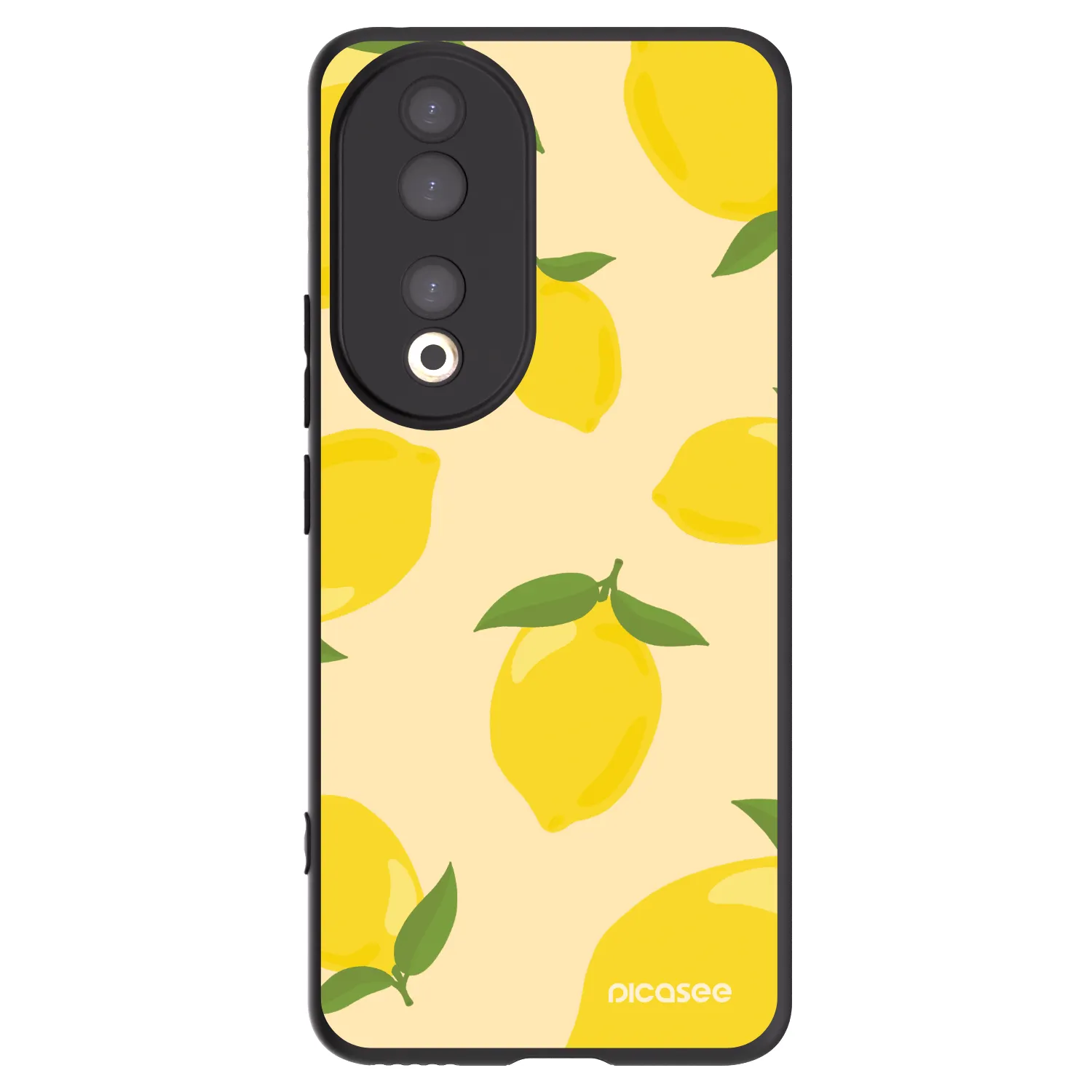 Picasee Honor 90 5G Hülle - Schwarzes Silikon - Limoncella