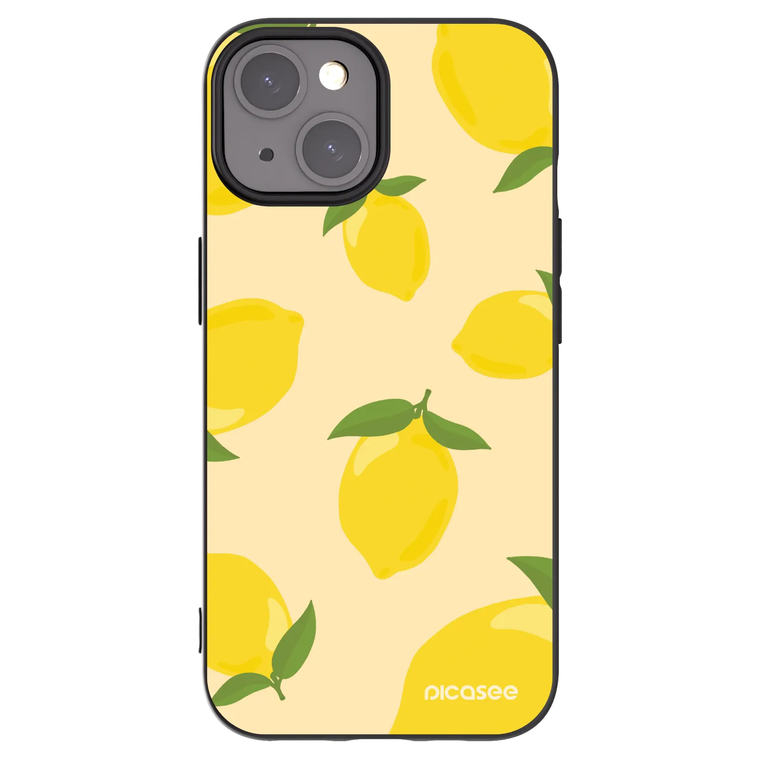 Picasee Apple iPhone 15 Hülle - Schwarzes Silikon - Limoncella