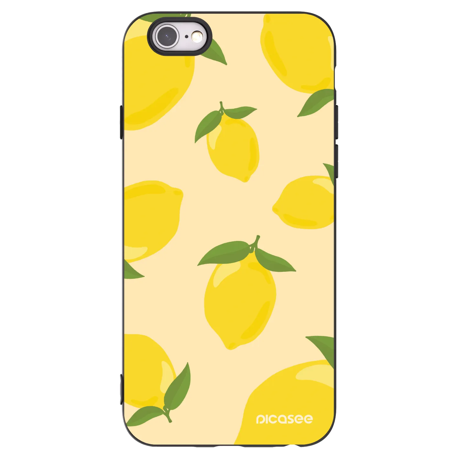 Picasee Apple iPhone 6/6S Hülle - Schwarzes Silikon - Limoncella