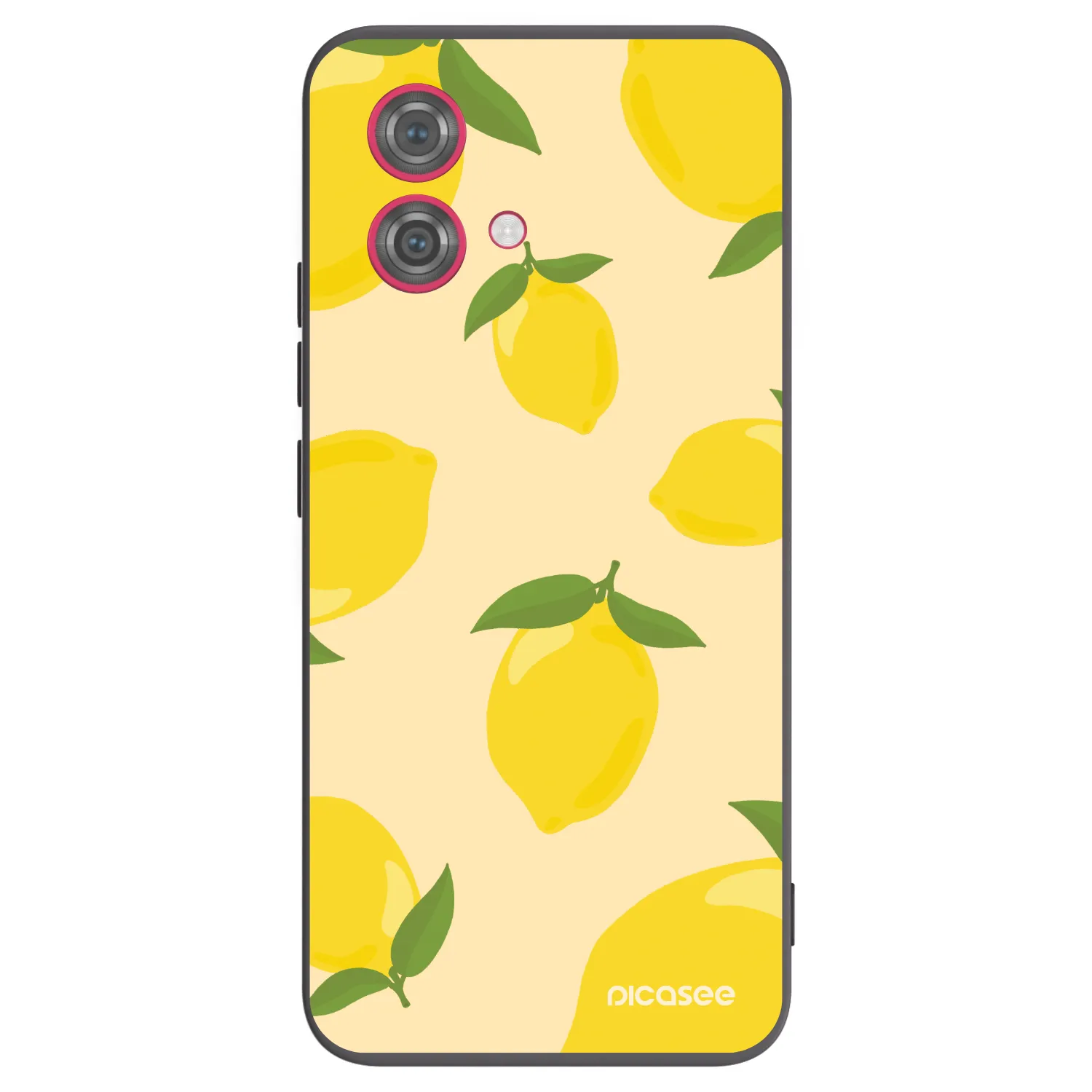 Picasee Motorola Moto G84 5G Hülle - Schwarzes Silikon - Limoncella