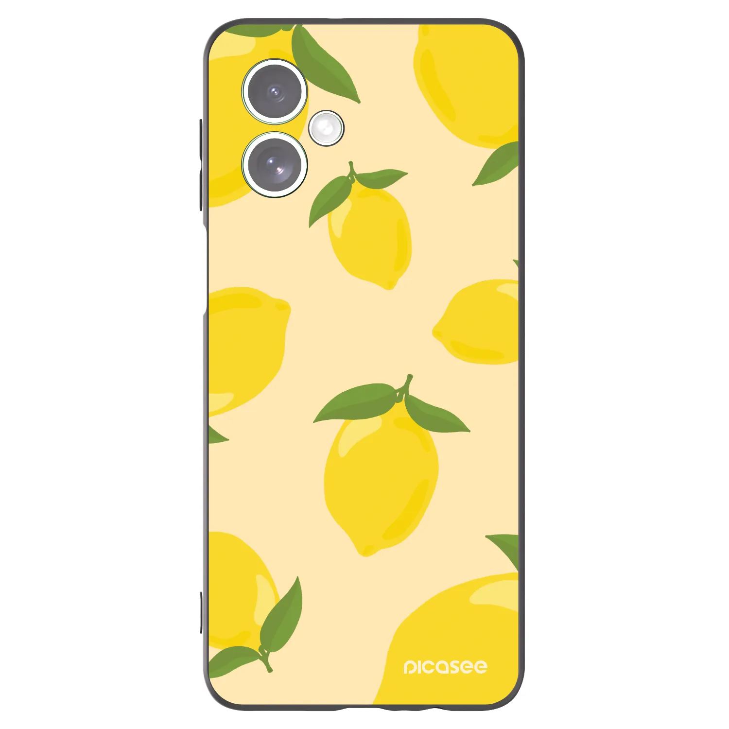 Picasee Motorola Moto G54 5G Hülle - Schwarzes Silikon - Limoncella