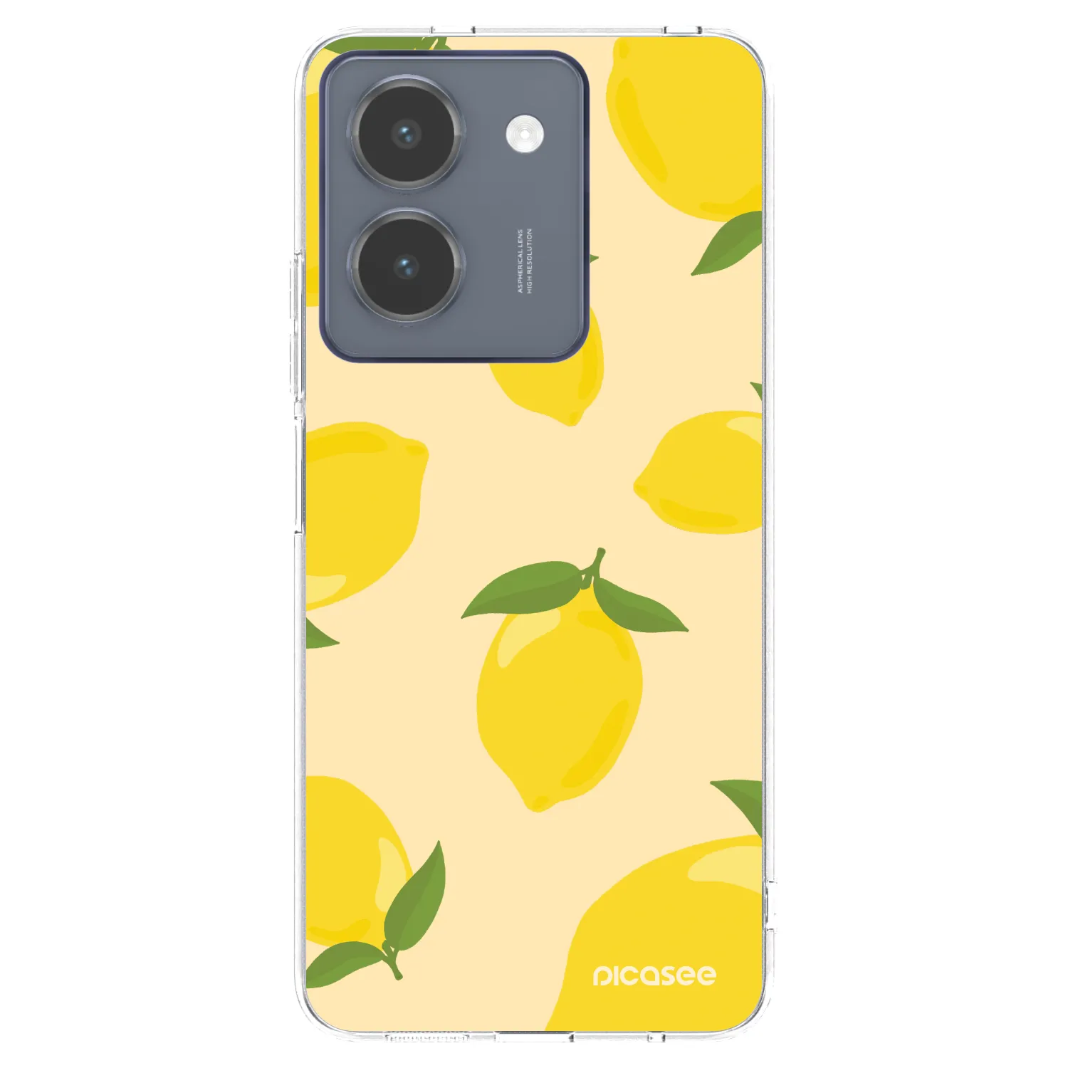 Picasee Vivo Y36 4G Hülle - Transparentes Silikon - Limoncella