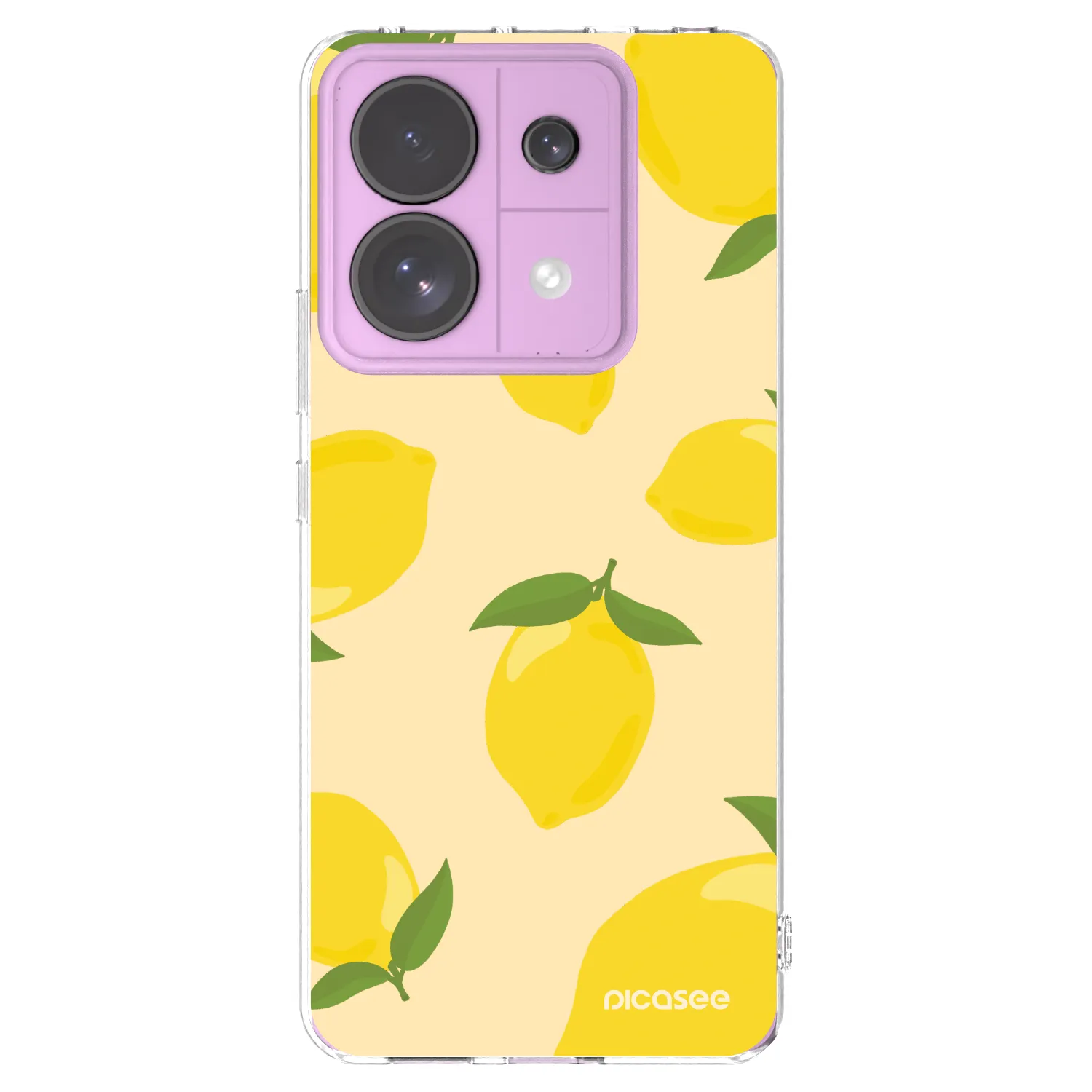 Picasee Xiaomi Redmi Note 13 Pro 5G Hülle - Transparentes Silikon - Limoncella