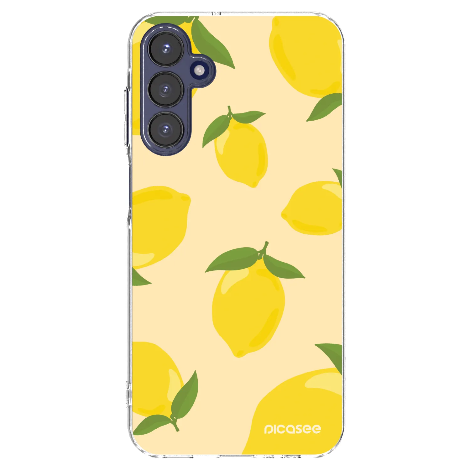 Picasee Samsung Galaxy A15 A155F 4G Hülle - Transparentes Silikon - Limoncella