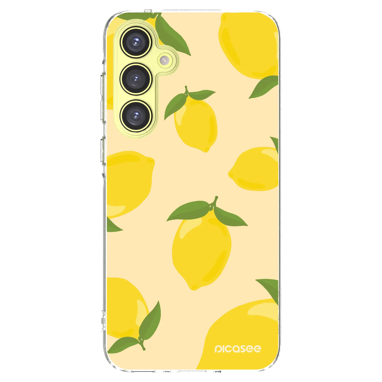 Picasee Samsung Galaxy A35 5G A356B Hülle - Transparentes Silikon - Limoncella